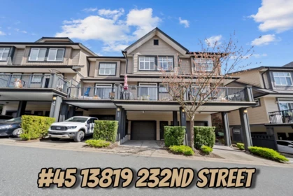 45 13819 232 Street, Maple Ridge, BC, Maple Ridge — Townhouse for sale