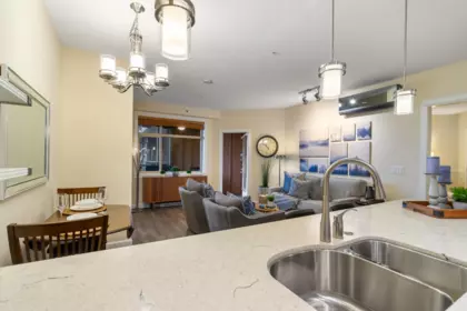 Kitchen Island Photo of A512 20716 Willoughby Town Centre Drive, Langley, BC