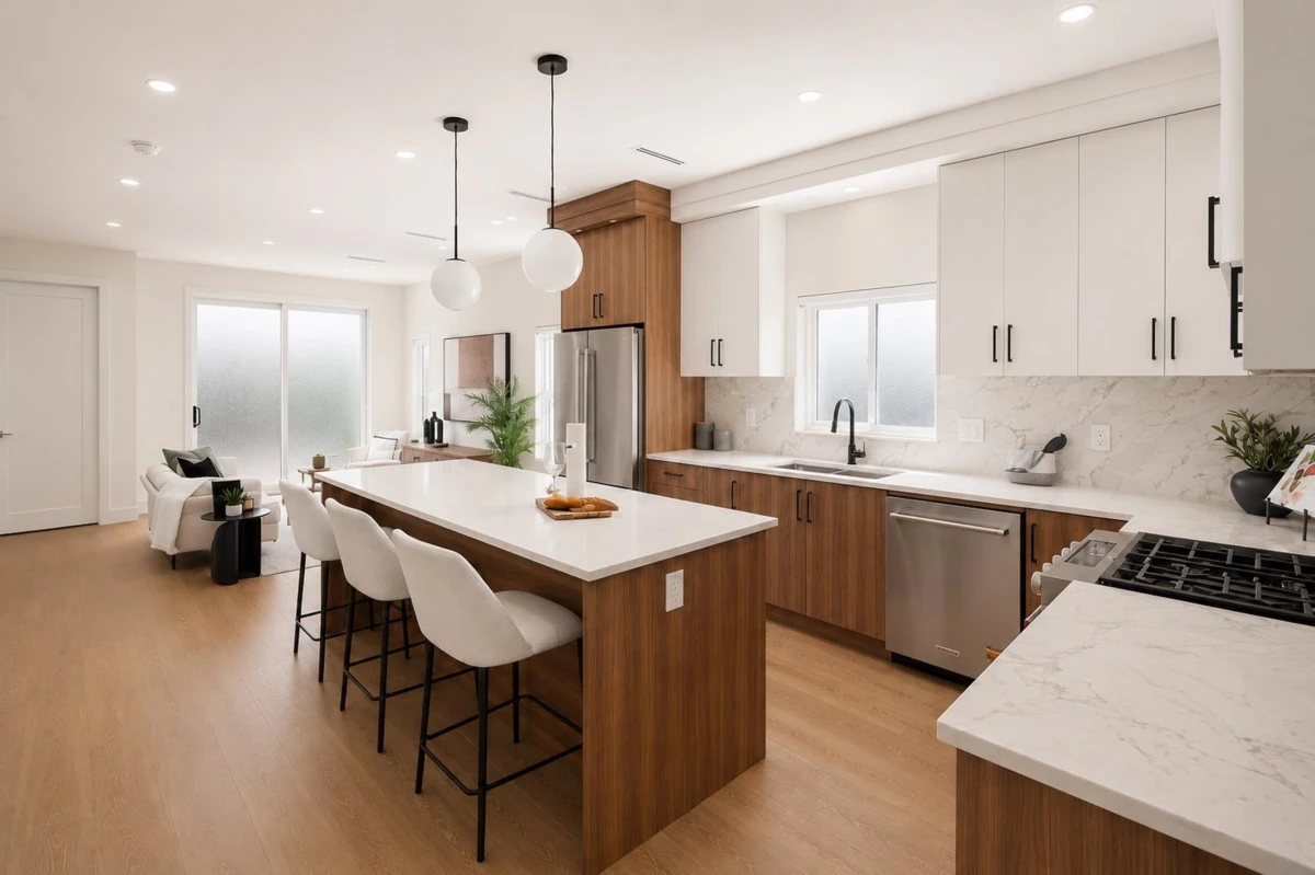 Family Room Photo of 2 6176 Elgin Avenue, Burnaby, BC