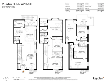 Outdoor Patio Photo of 2 6176 Elgin Avenue, Burnaby, BC
