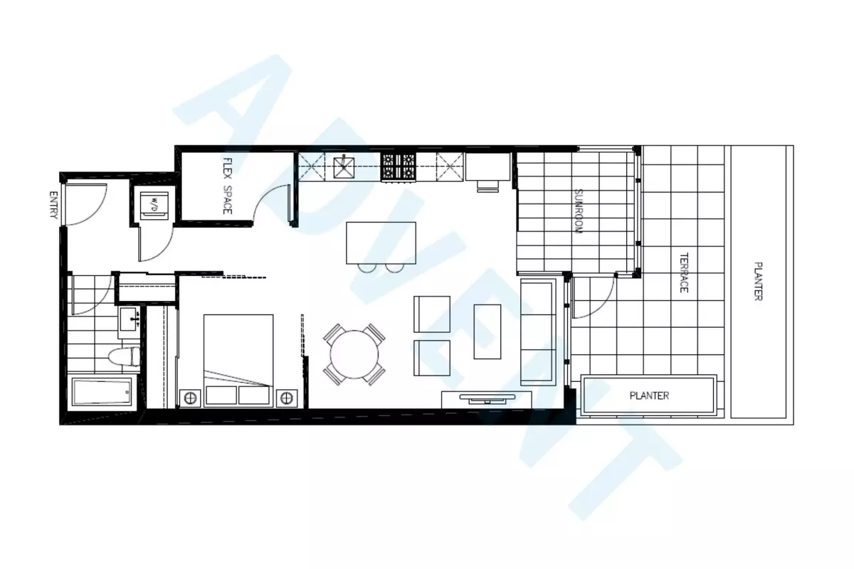 Living Room Photo of 203 4355 W 10th Avenue, Vancouver, BC