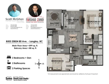 B503 20834 80 Avenue, Langley, BC, Langley — Apartment/Condo for sale