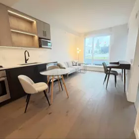 Kitchen Island Photo of 313 6859 Cambie Street, Vancouver, BC