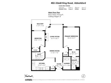 Backyard Photo of 402 33668 King Road, Abbotsford, BC