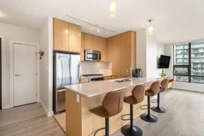 Kitchen Island Photo of 1707 301 Capilano Road, Port Moody, BC