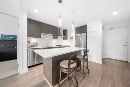 Family Room Photo of 412 719 W 3rd Street, North Vancouver, BC