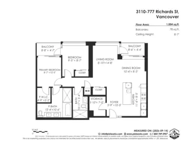 Swimming Pool Photo of 3110 777 Richards Street, Vancouver, BC