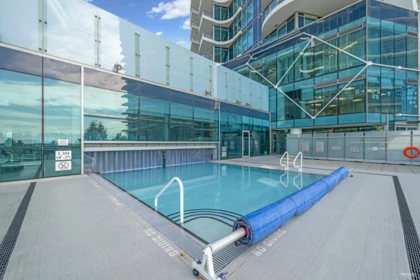 Aerial View of 1106 1500 Martin Street, White Rock, BC