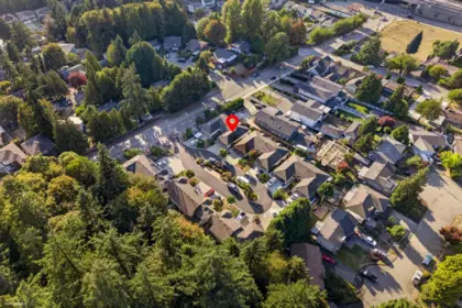 Aerial View of 8396 Centre Street, Delta, BC