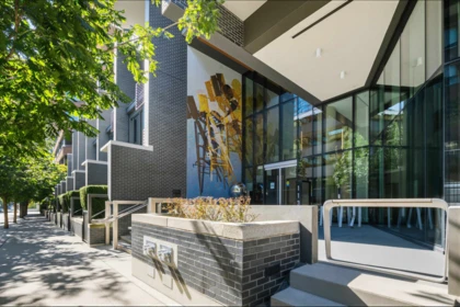 Aerial View of 1002 1133 Hornby Street, Vancouver, BC