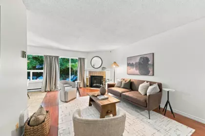 Living Room Photo of 8 9151 Forest Grove Drive, Burnaby, BC