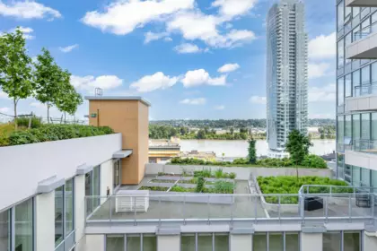 Outdoor Deck Photo of 801 618 Carnarvon Street, New Westminster, BC