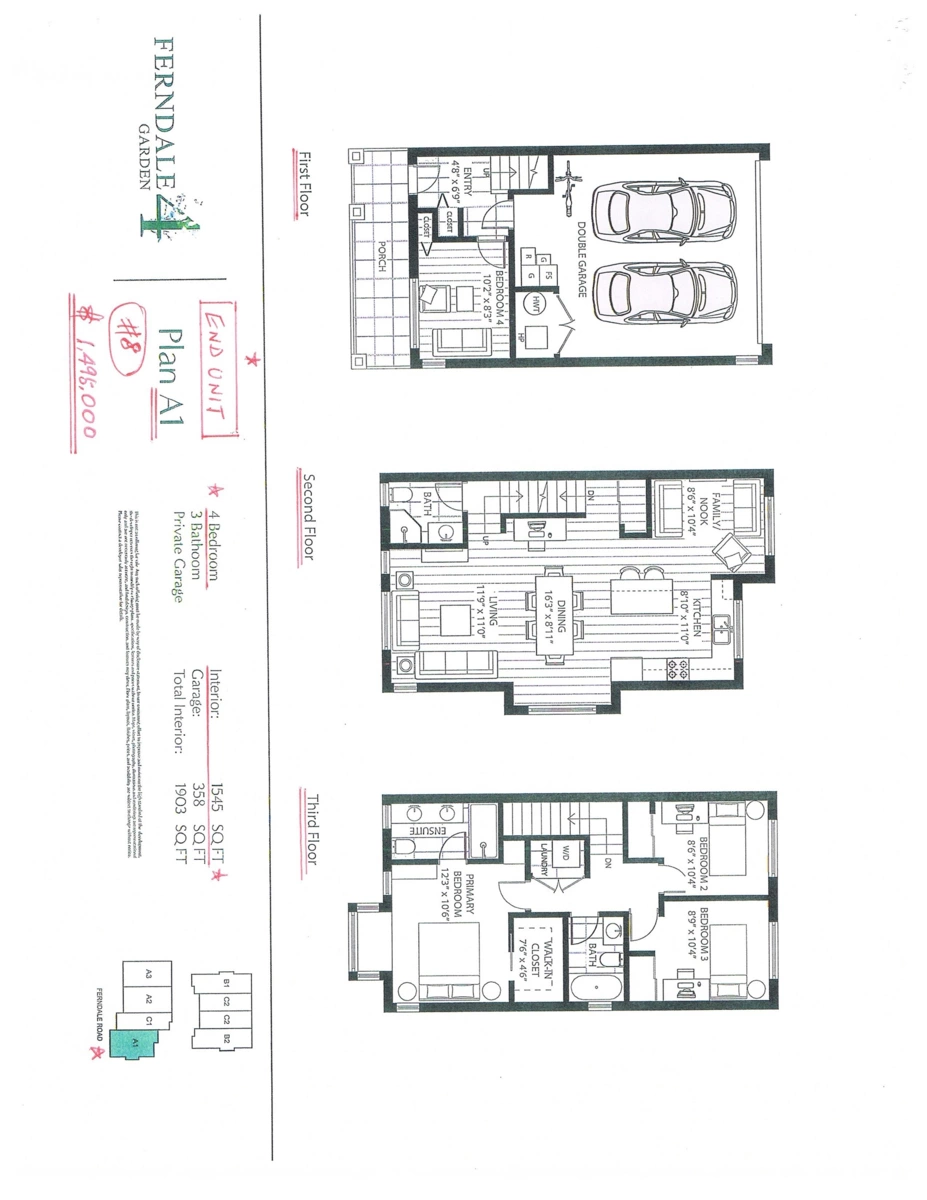 Dining Area Photo of 8 9331 Ferndale Road, Richmond, BC