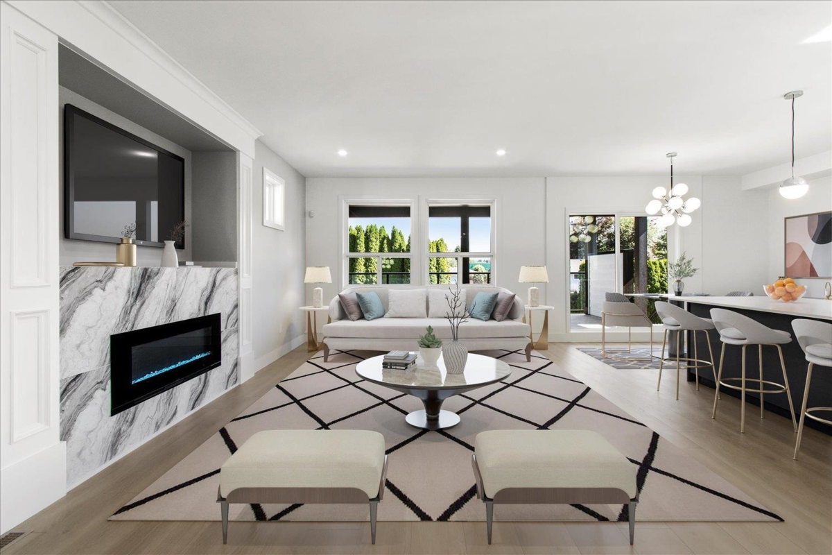 Living Room Photo of 46626 Portage Avenue, Chilliwack, BC