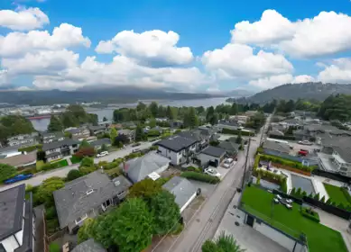 Aerial View of 4066 Yale Street, Burnaby, BC