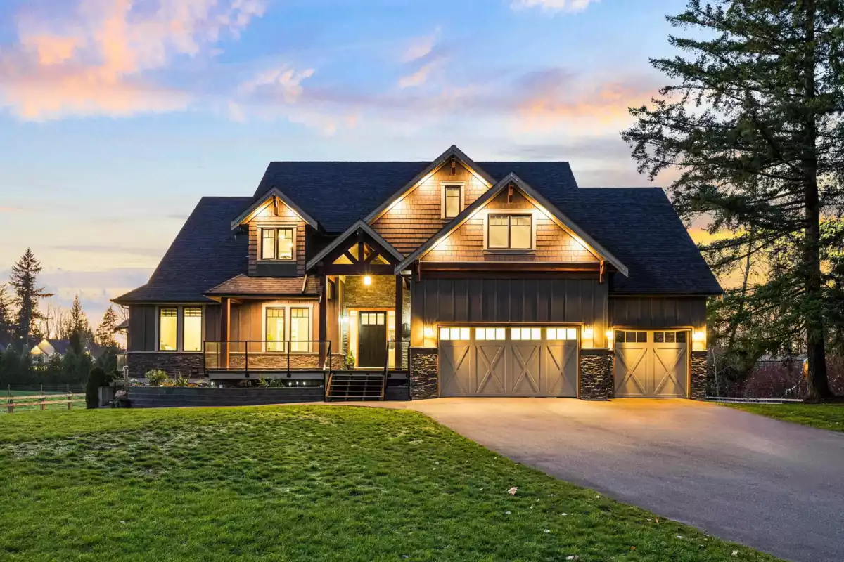 Aerial View of 4471 248 Street, Langley, BC