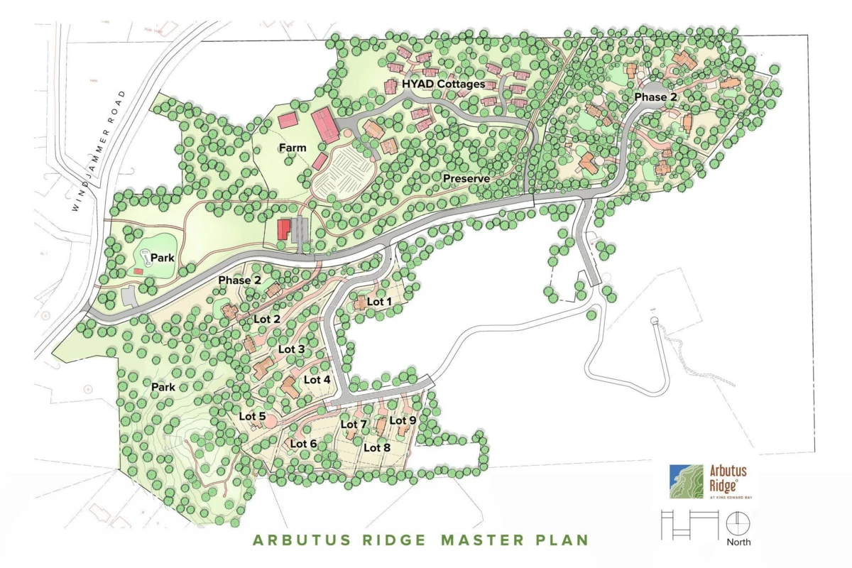 Exterior Rear Photo of PH3 LOT8 Arbutus Ridge, Bowen Island, BC