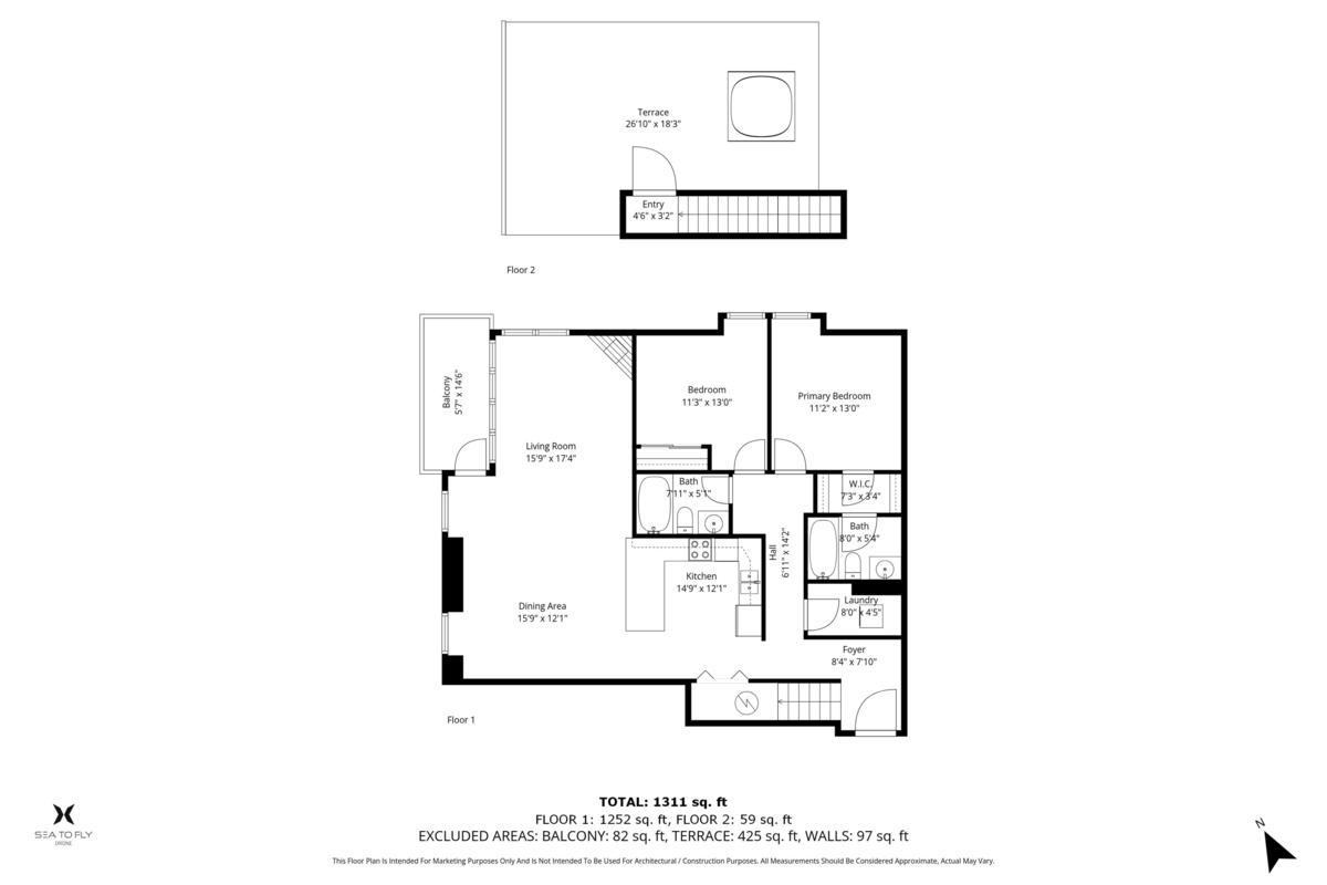 Powder Room Photo of 403 1310 Victoria Street, Squamish, BC