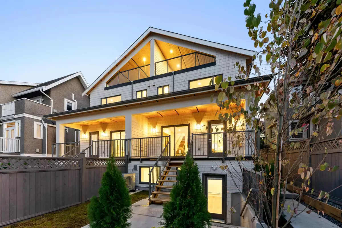 Aerial View of 1761 W 16th Avenue, Vancouver, BC