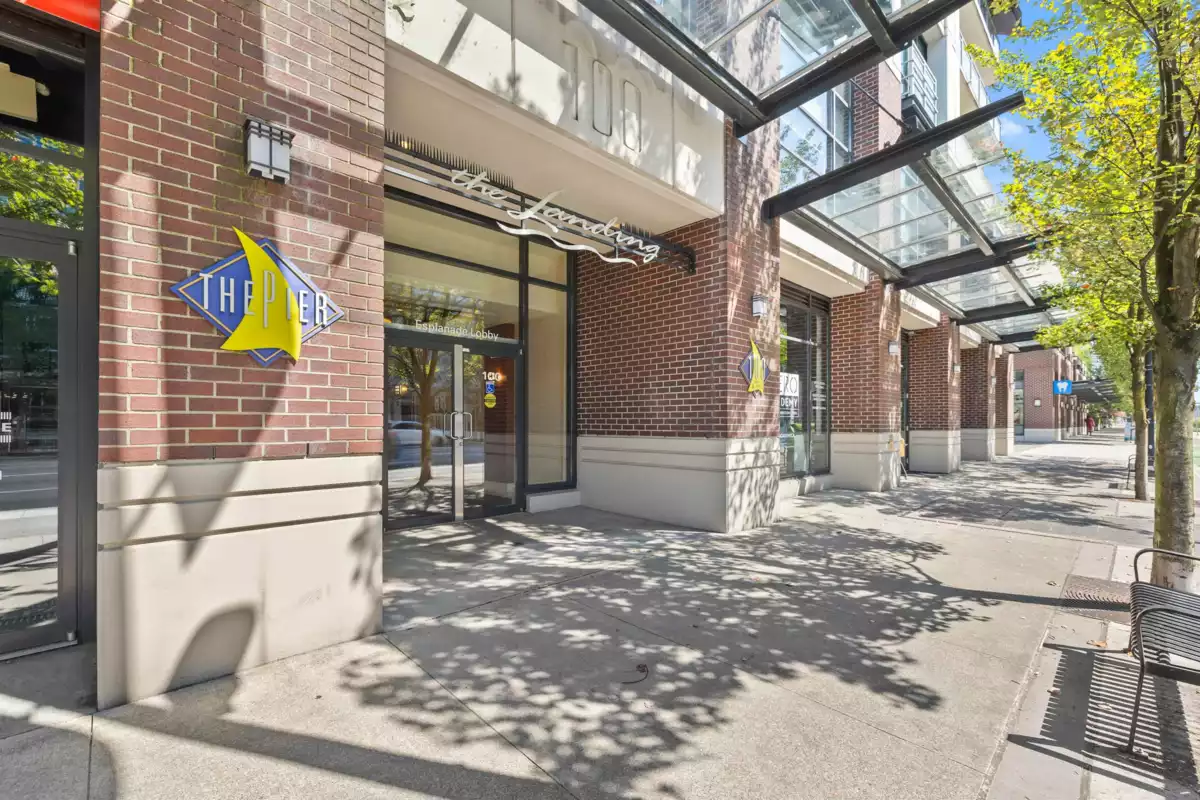 Aerial View of 307 100 E Esplanade Avenue, North Vancouver, BC