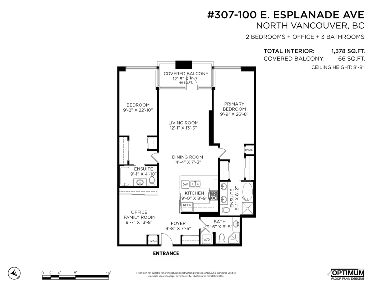 Powder Room Photo of 307 100 E Esplanade Avenue, North Vancouver, BC