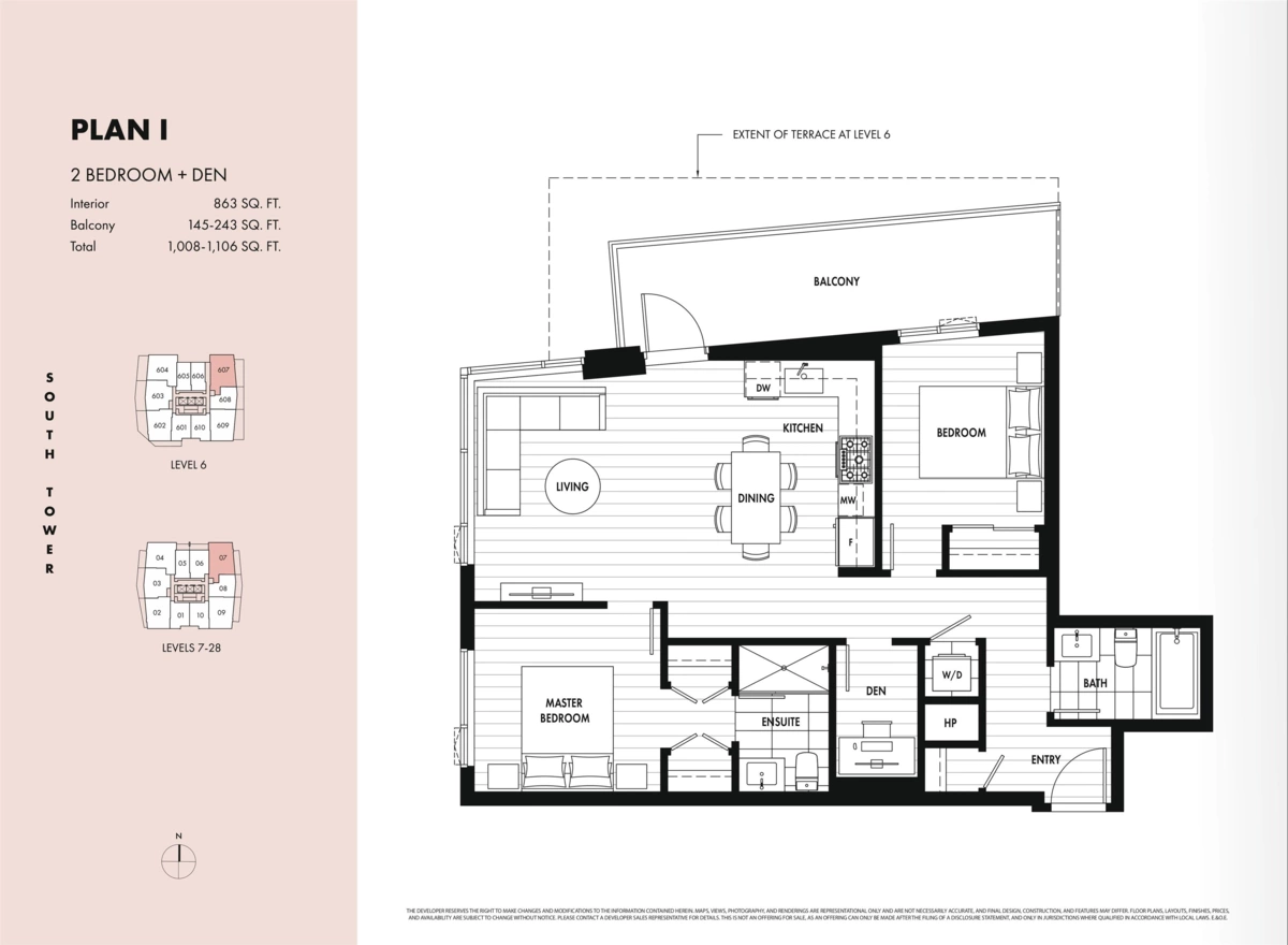 Outdoor Deck Photo of 2707 308 Alderson Avenue, Coquitlam, BC