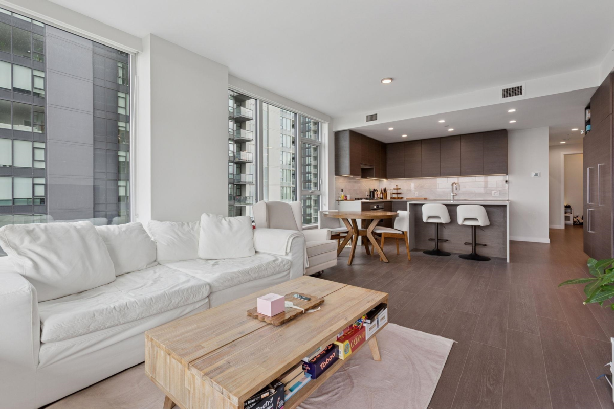 Living Room Photo of 1305 2186 Gilmore Avenue, Burnaby, BC