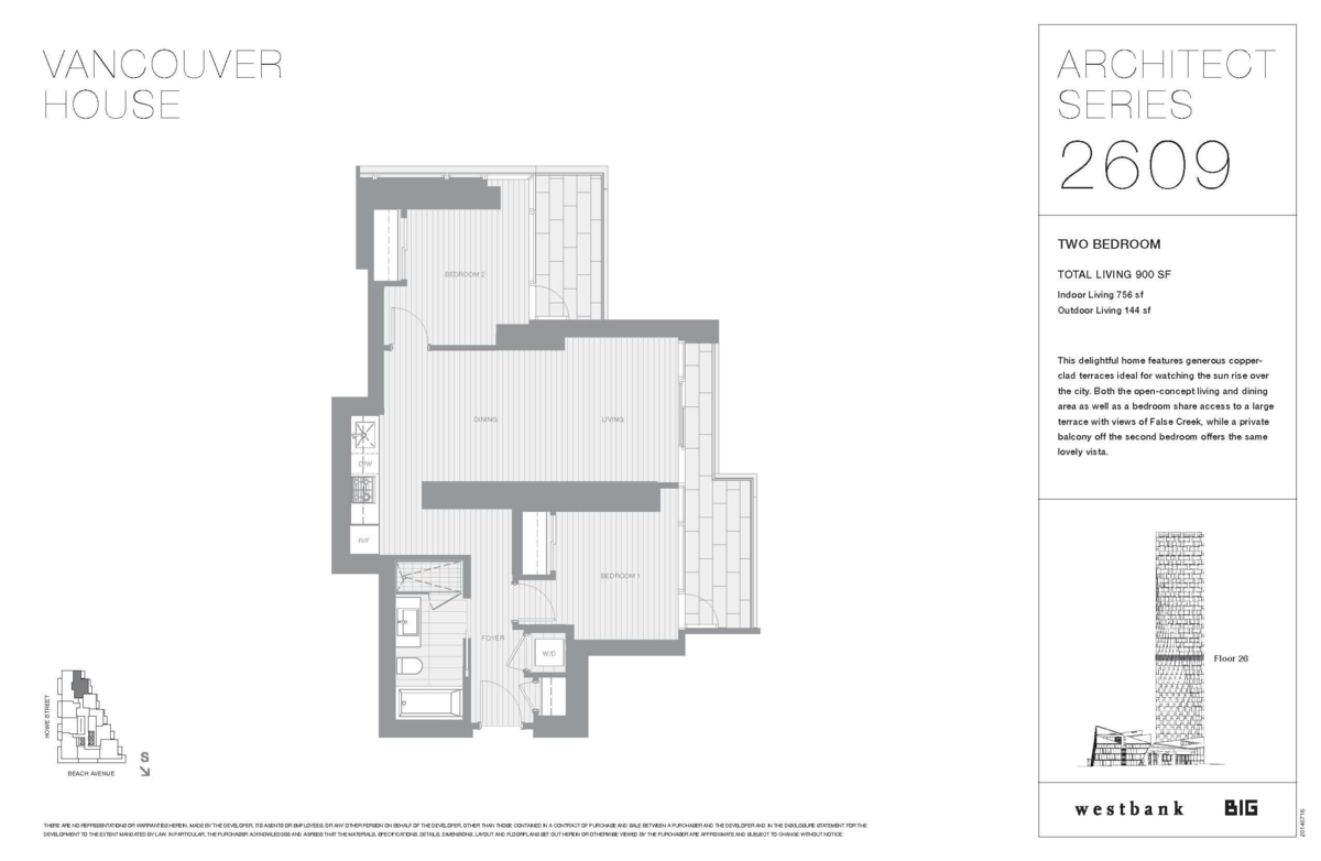 Primary Bathroom Photo of 2609 1480 Howe Street, Vancouver, BC