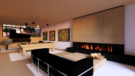 Basement Recreation Room Photo of 3180 Travers Avenue, West Vancouver, BC