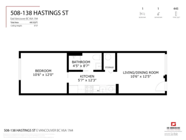 508 138 E Hastings Street, Vancouver, BC