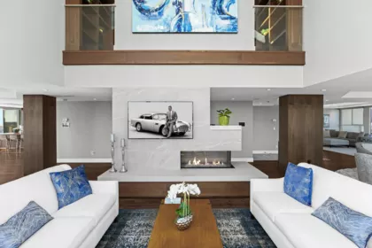 Living Room Photo of 3102 717 Jervis Street, Vancouver, BC