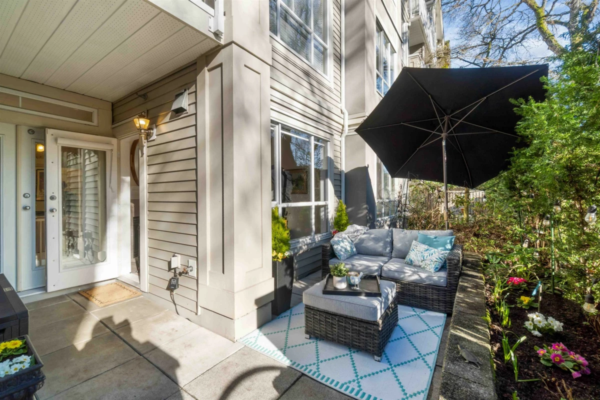 Exterior Front Photo of 104 2755 Maple Street, Vancouver, BC