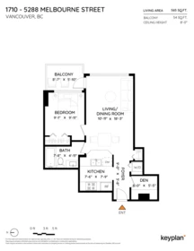 1710 5288 Melbourne Street, Vancouver, BC