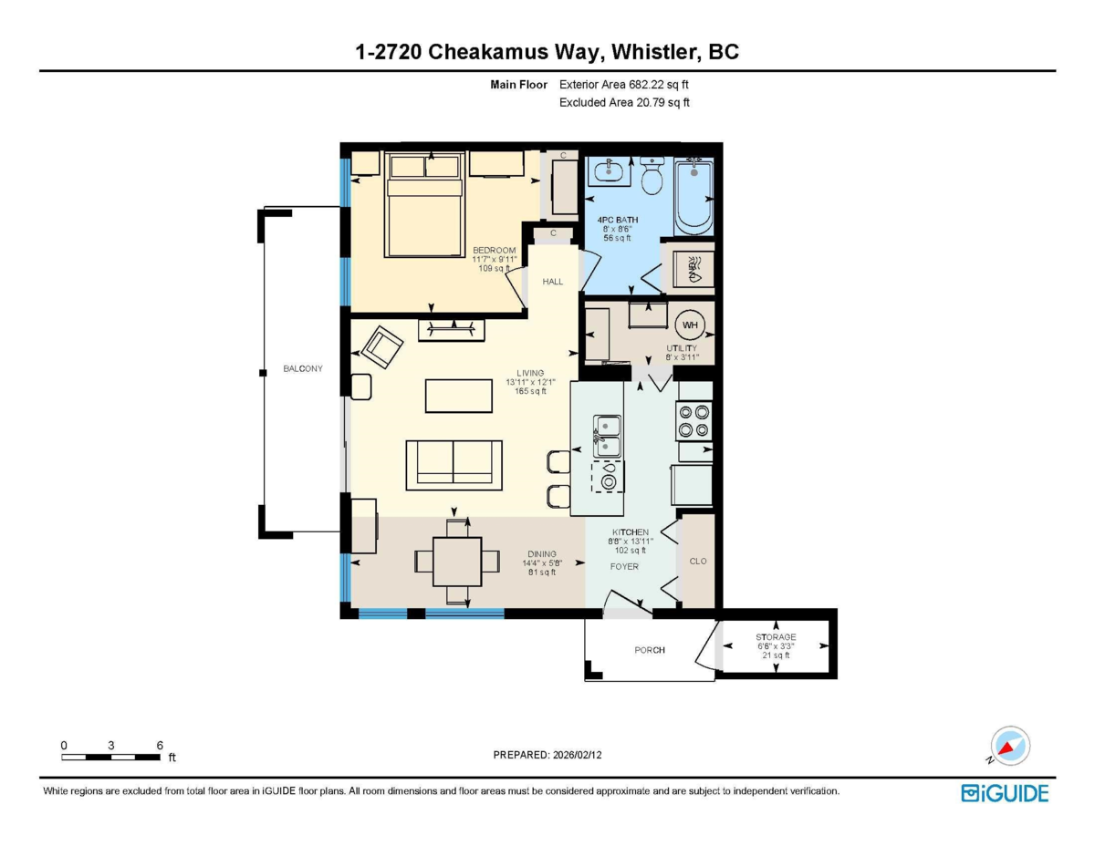 Bedroom 3 Photo of 1 2720 Cheakamus Way, Whistler, BC