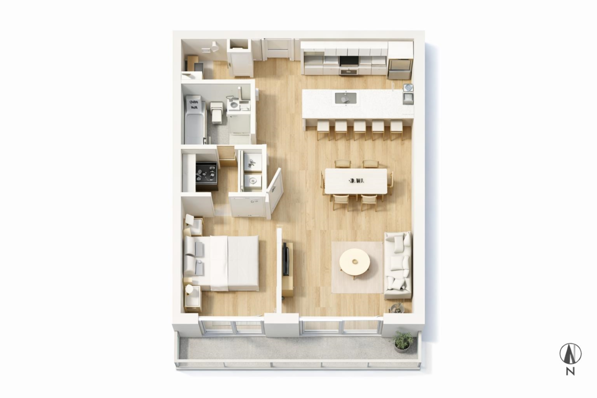 Living Room Photo of 308 22226 Brown Avenue, Maple Ridge, BC