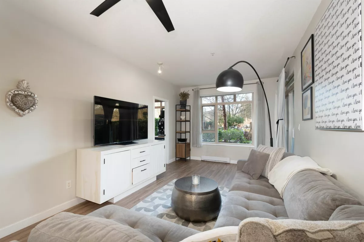 Family Room Photo of 121 100 Capilano Road, Port Moody, BC