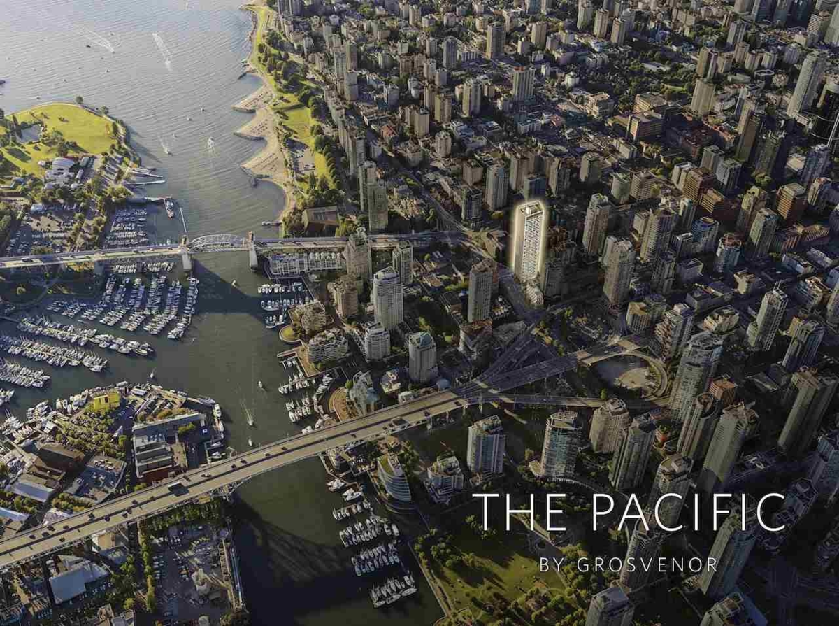 Exterior Rear Photo of 1107 889 Pacific Street, Vancouver, BC