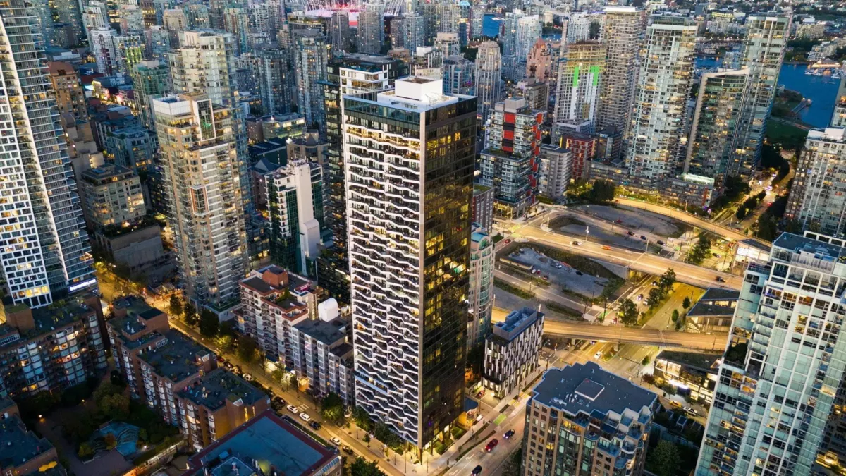 Living Room Photo of 1107 889 Pacific Street, Vancouver, BC