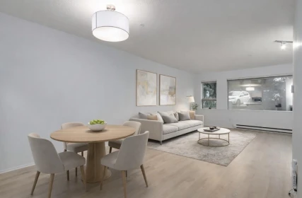 Kitchen Island Photo of 118 1869 Spyglass Place, Vancouver, BC