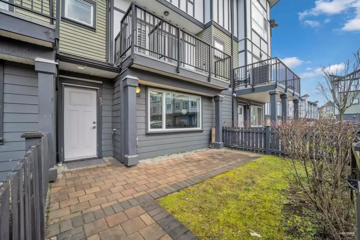 Exterior Rear Photo of 59 9680 Alexandra Road, Richmond, BC