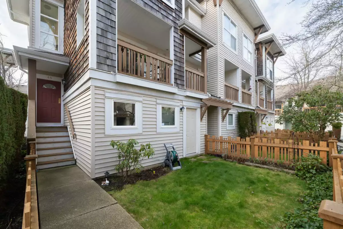 Aerial View of 46 7100 Lynnwood Drive, Richmond, BC