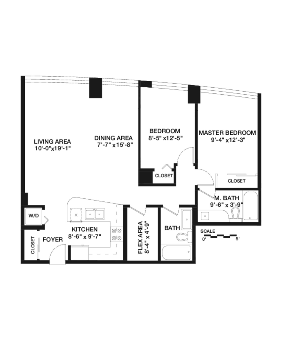 Bedroom 3 Photo of 2005 1009 Expo Boulevard, Vancouver, BC