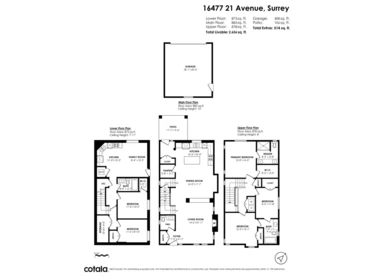 16477 21 Avenue, Surrey, BC, Surrey — Single Family Residence for sale