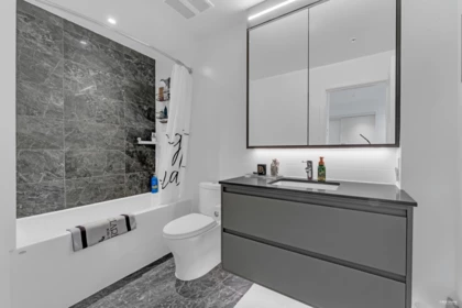 Powder Room Photo of 407 2288 Alpha Avenue, Burnaby, BC