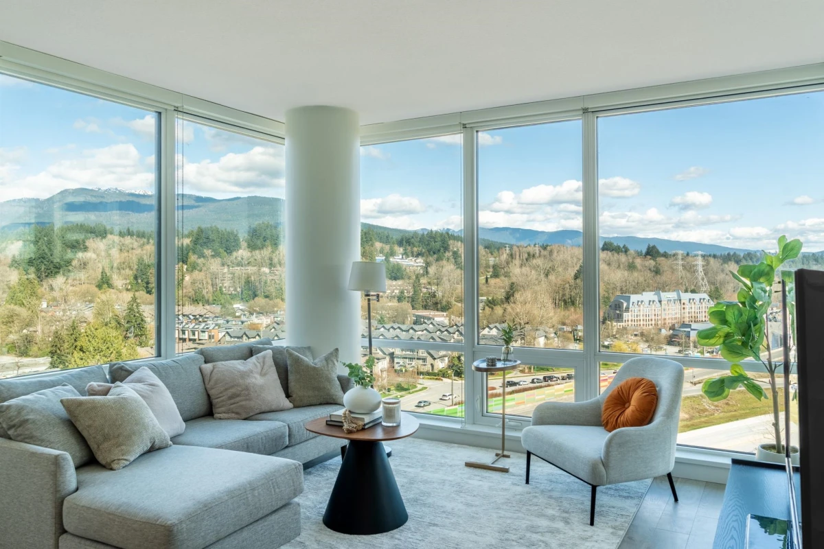 Living Room Photo of 1402 680 Seylynn Crescent, North Vancouver, BC