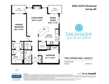 Backyard Photo of 203 15272 20 Avenue, Surrey, BC
