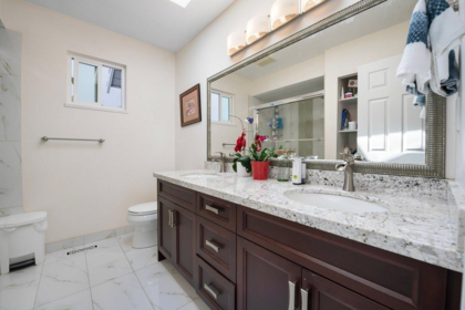 Powder Room Photo of 5433 Elsom Avenue, Burnaby, BC