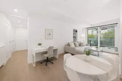 Kitchen Island Photo of 306 1480 Howe Street, Vancouver, BC