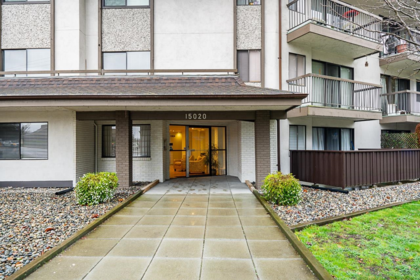 Aerial View of 208 15020 North Bluff Road, White Rock, BC