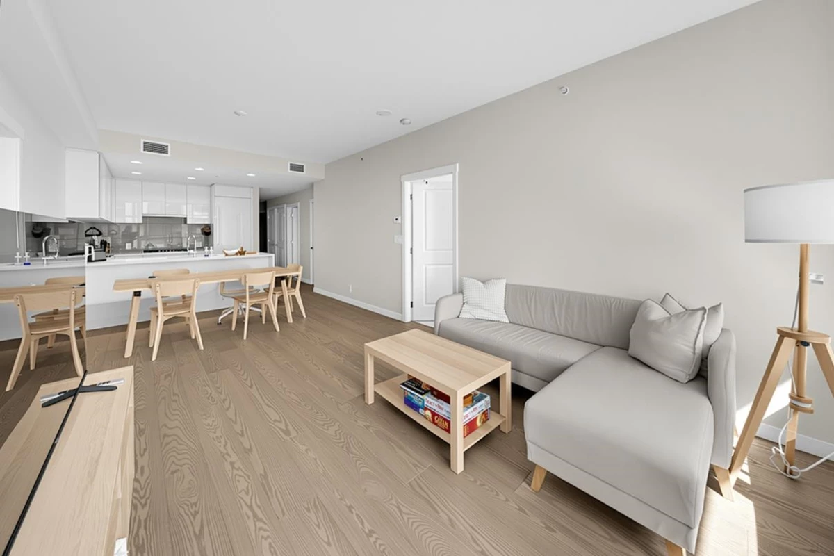 Living Room Photo of 408 3533 Ross Drive, Vancouver, BC